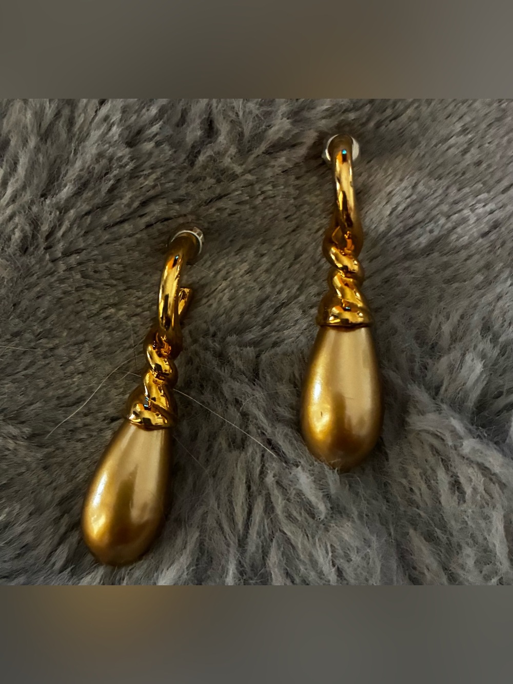 Gold Teardrop Drop Earrings - Elegant Women’s Jewelry